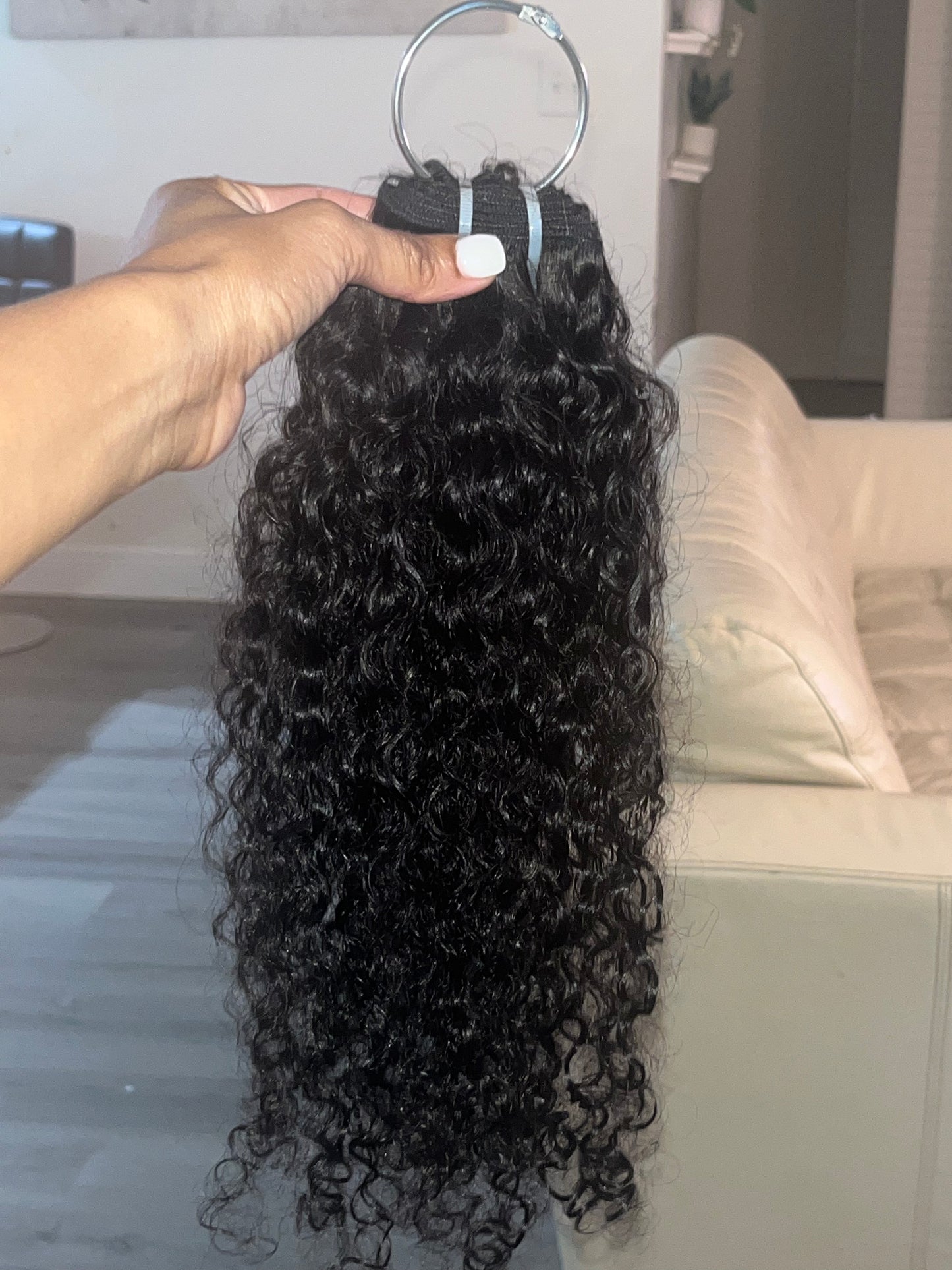 4b- Tight Curl 100% RAW human hair 100 gram  Bundle (TikTok*best seller*)